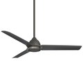 Wac Mocha Indoor and Outdoor 3-Blade Smart Ceiling Fan 54in Oil Rubbed Bronze with Remote Control F-001